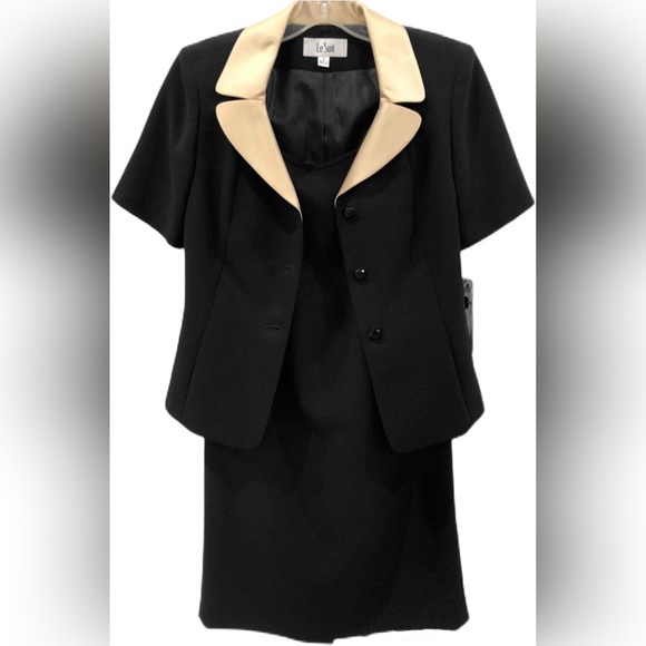 Le Suit Women's Black 2-Pc Suit Size 6